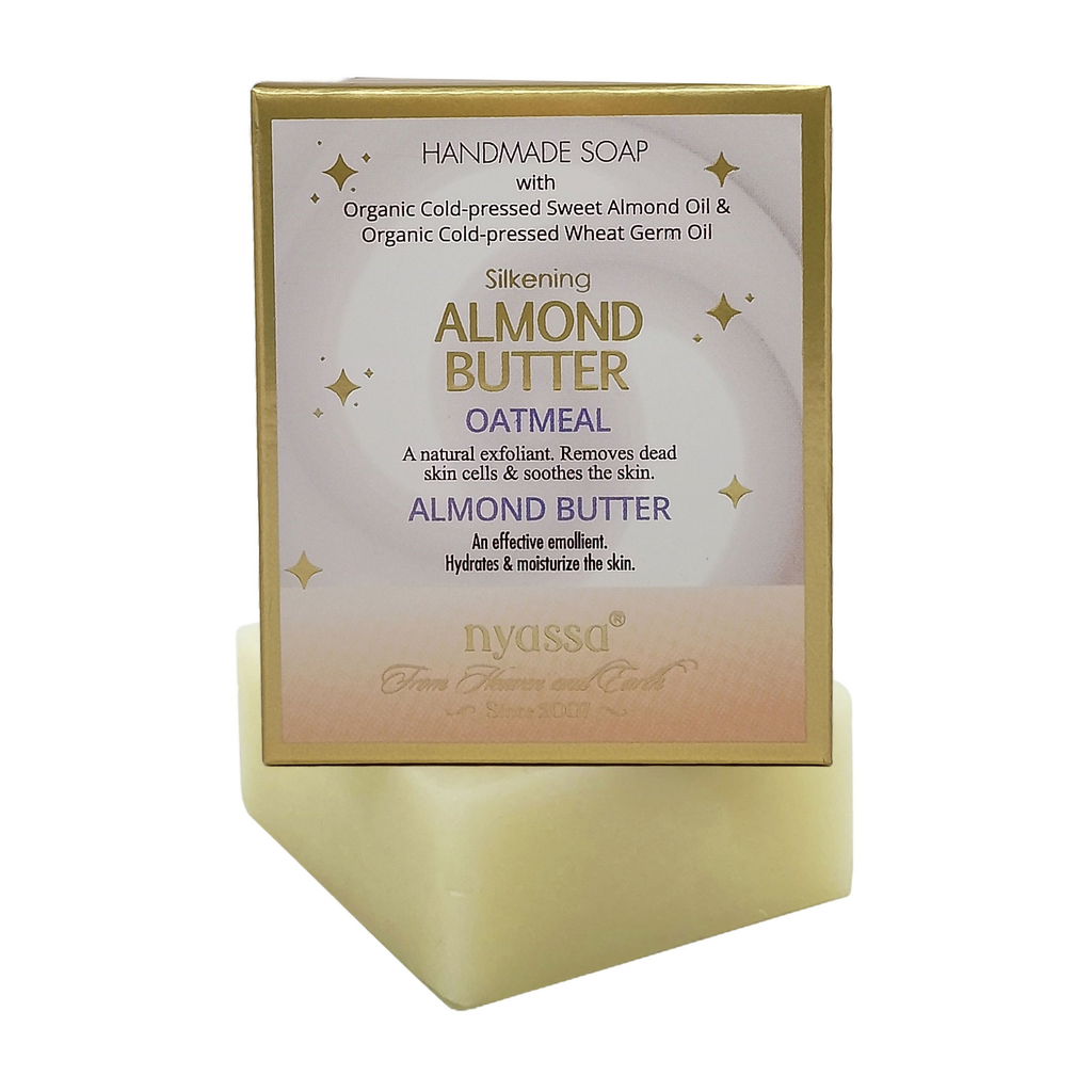 Nyassa Silkening Almond Butter Luxurious Handmade Soap | Grocsy