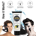 LA Organo Papaya Hydrating Face Gel with Alovera & Vit-E & Activated Charcoal Peel Off Mask Combo | Grocsy