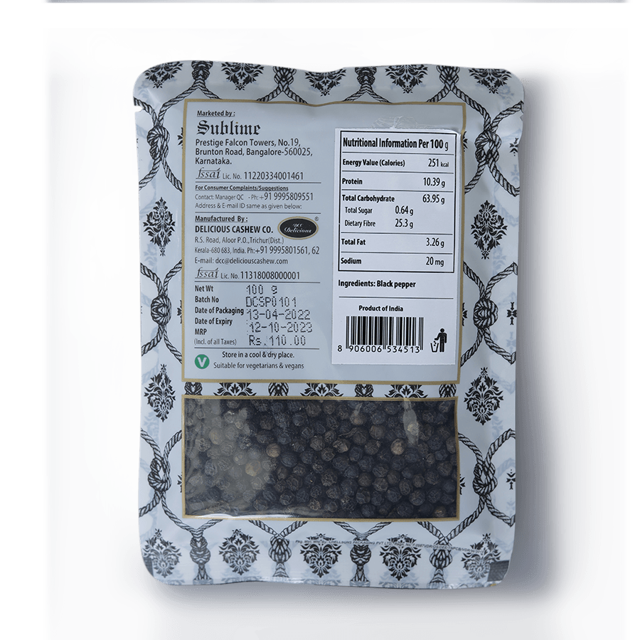 Sublime Inspiring Awe Black Pepper | Grocsy