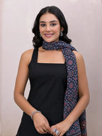 Yufta Black Pure Cotton Straight Suit Set | Grocsy