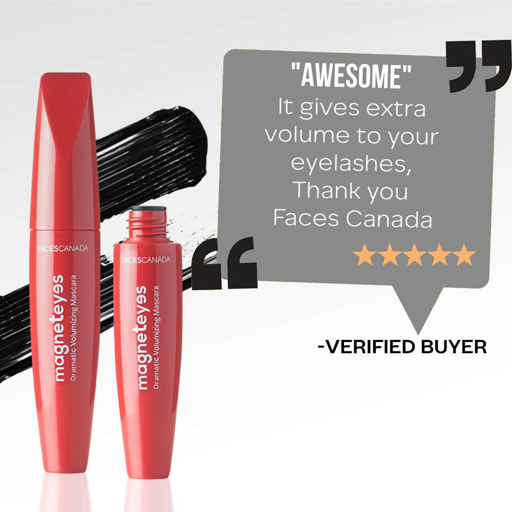 Faces Canada Magneteyes Dramatic Volumizing Mascara - Black | Grocsy