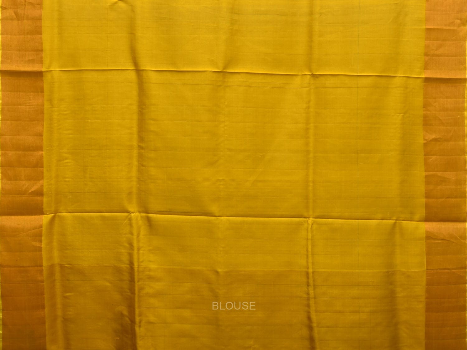 Blue and Yellow Uppada Silk Handloom Saree with One Side Border Design - Global Threads | Grocsy
