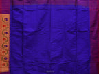 Blue Paithani Silk Handloom Saree with Ashavali Border Design - Global Threads | Grocsy