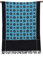 Blue Pochampally Ikat Telia Cotton Handloom Dupatta - Global Threads | Grocsy