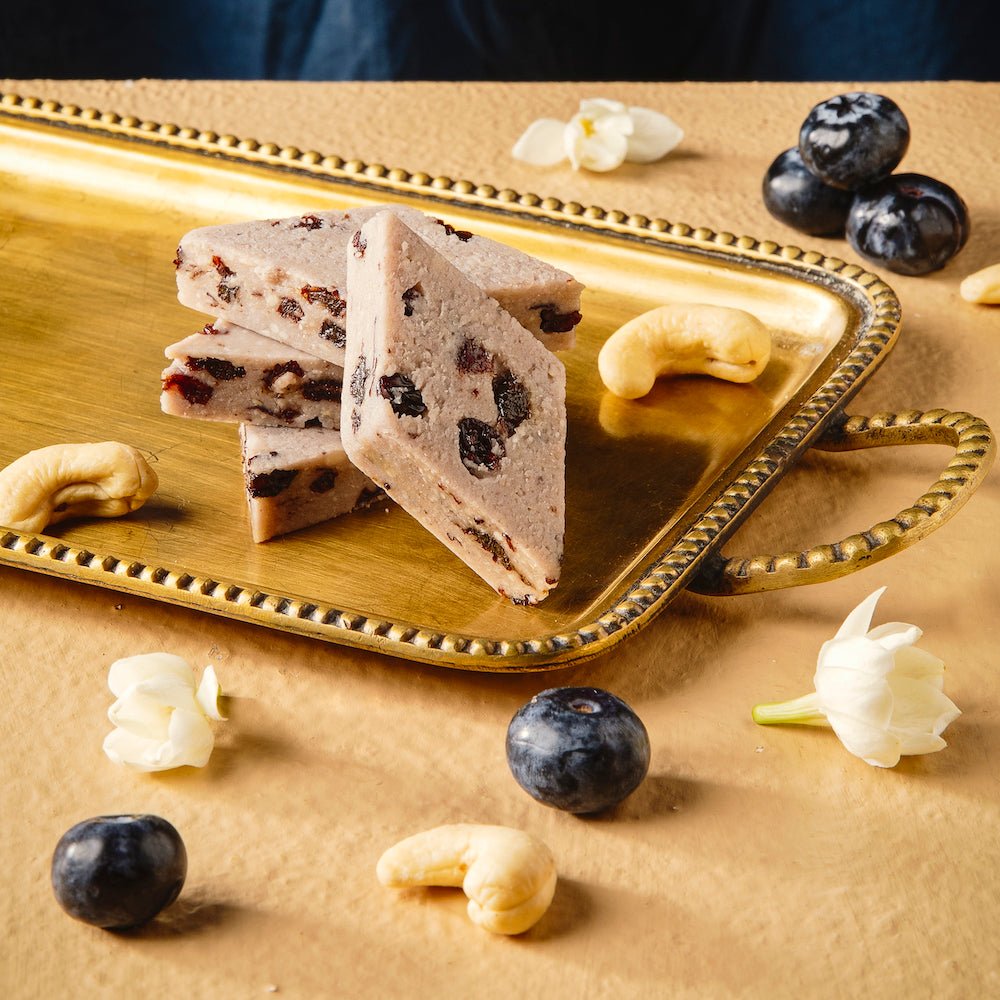 Shree Mithai Blueberry Kaju Katli | Grocsy