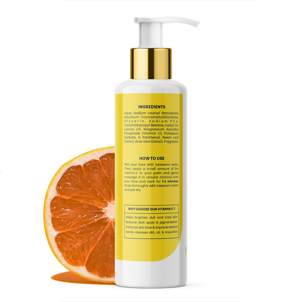 Milky Moon Vitamin C Face Wash for Brightening Face Cleanser | Grocsy