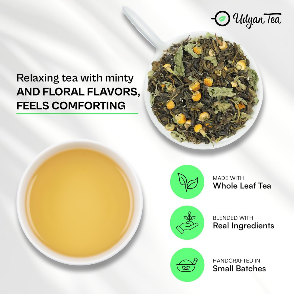 Udyan Tea Chamomile Delight Green Tea | Grocsy