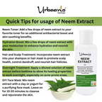 Urbaano Herbal Pure Neem Extract Natural For DIY Skin, Hair & Body Care | Grocsy