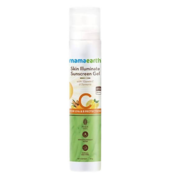 Mamaearth Skin Illuminate Sunscreen Gel with SPF 50, Pa+++ | Grocsy