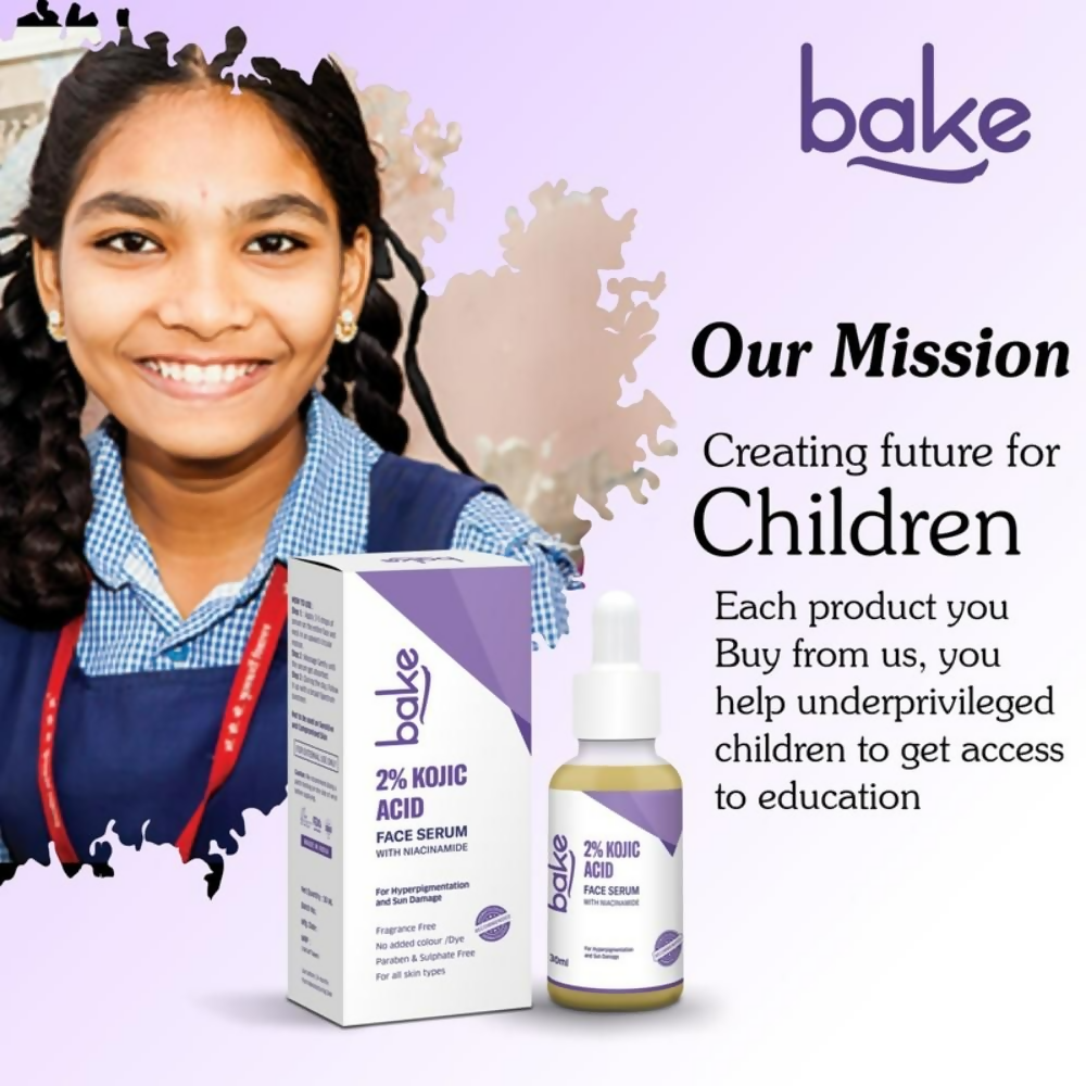 Bake 2% Kojic Acid Face Serum With Niacinamide | Grocsy