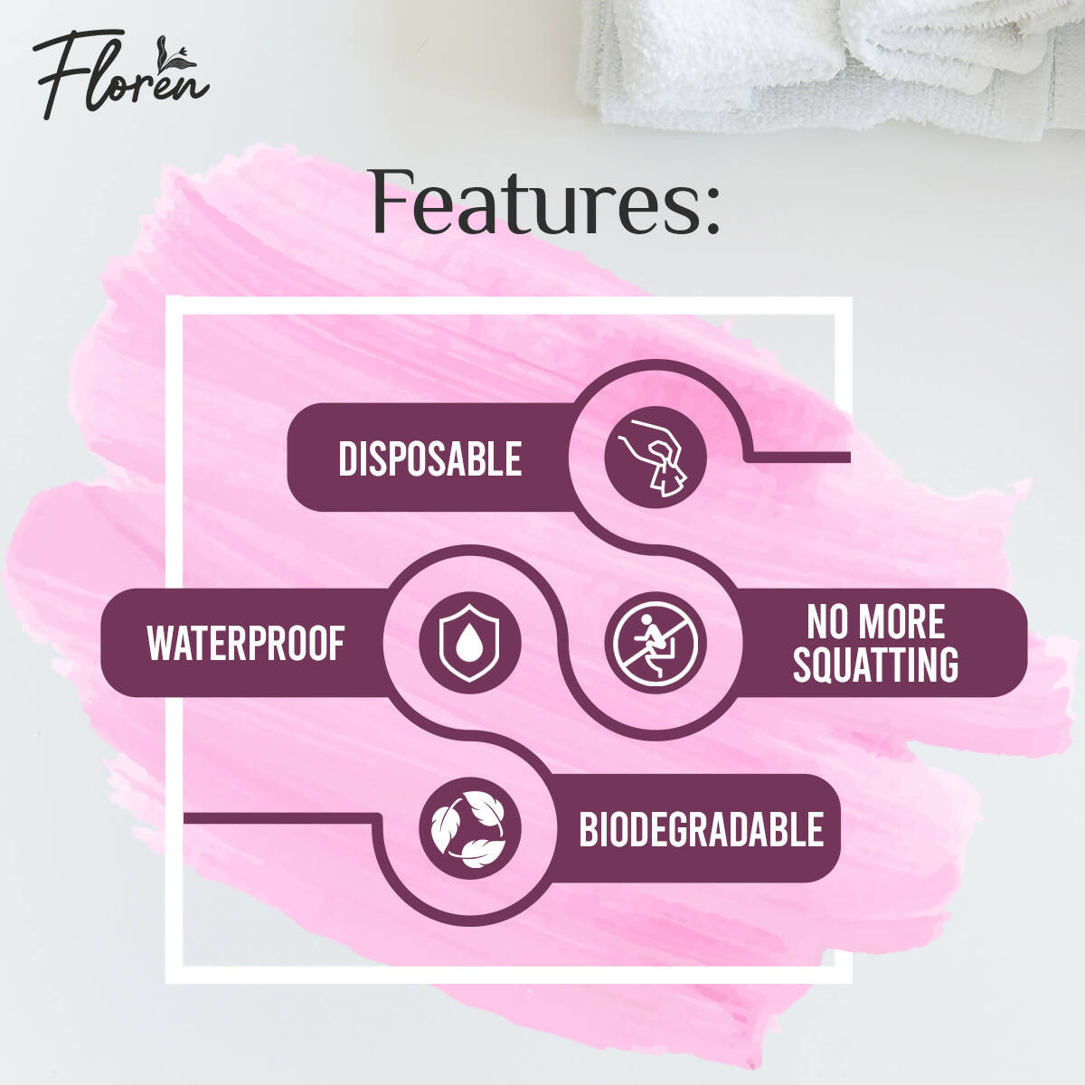 Floren Disposable Toilet Seat Covers | Grocsy