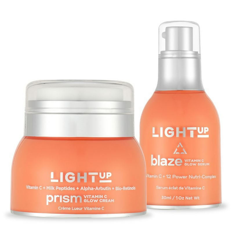 Light Up Ace The Glow Vitamin C Skin Brightening Set | Grocsy