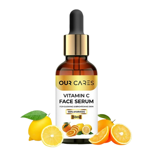 Our Cares Vitamin C Daily Glow Face Serum for Men & Women | Grocsy