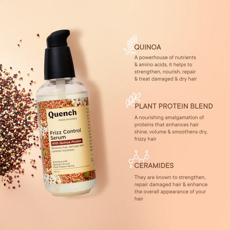 Quench Frizz Control Hair Serum | Grocsy