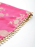 Ahalyaa Women's Traditional Wear Co-ods - Pink | Grocsy