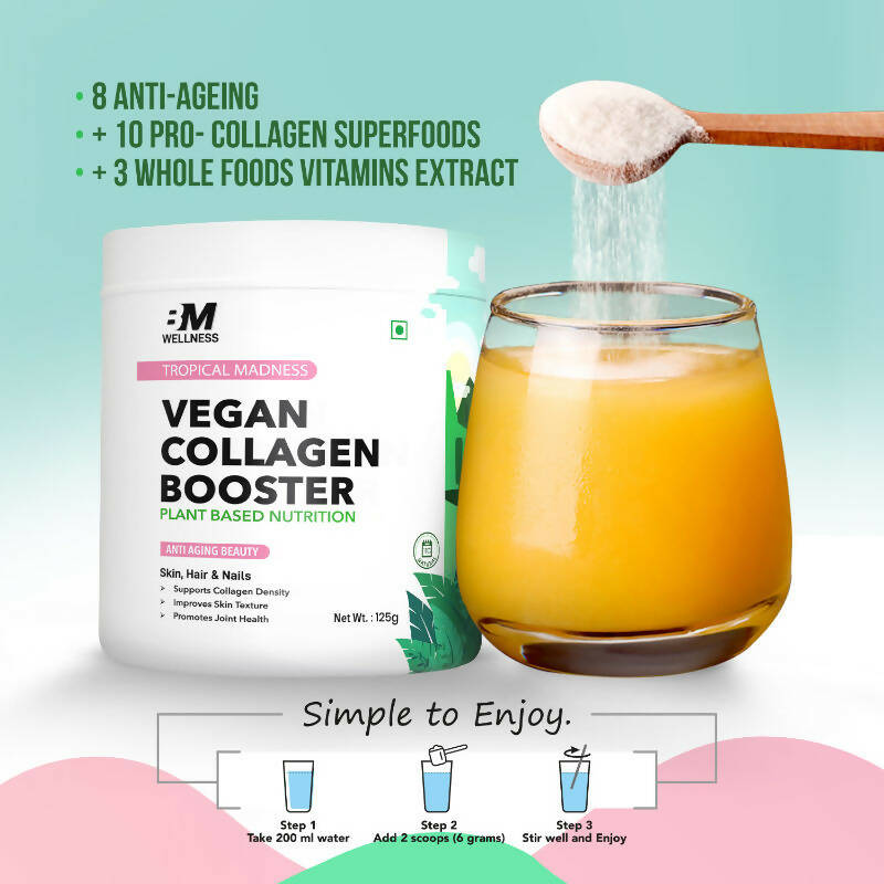 BM Wellness Vegan Collagen Booster - Blueberry | Grocsy