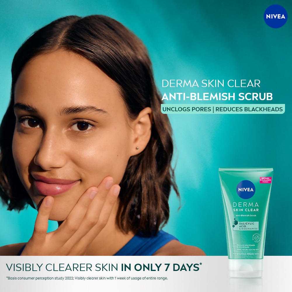 Nivea Derma Skin Clear Anti-Blemish Scrub | Grocsy
