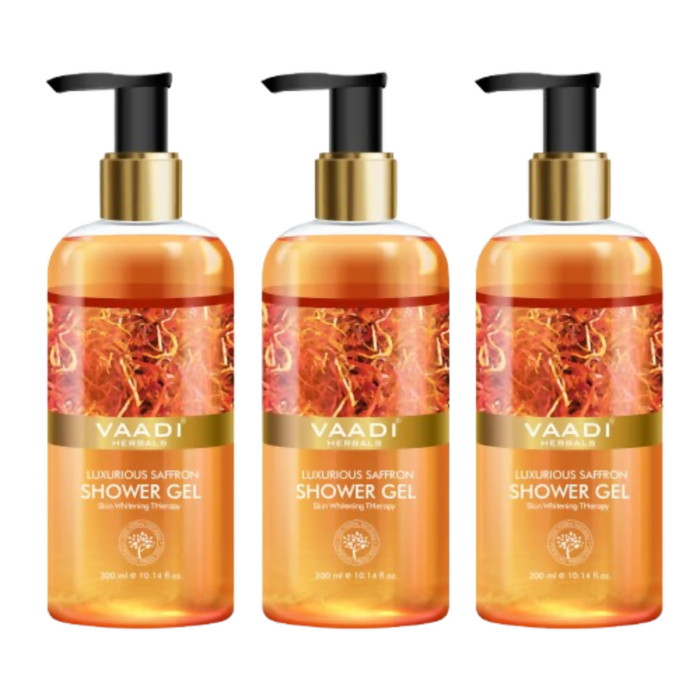 Vaadi Herbals Luxurious Saffron Shower Gel | Grocsy