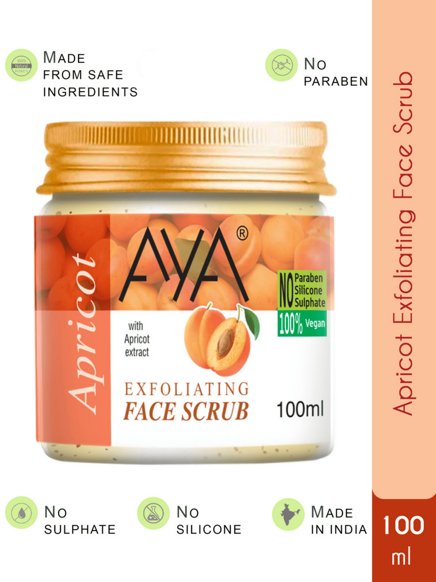 AYA Apricot Exfoliating Face Scrub | Grocsy