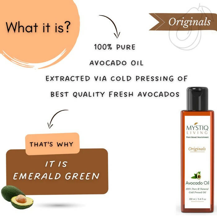 Mystiq Living Originals Avocado Oil | Grocsy