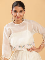 BohoJazz Bohemian Signature Dress with Embroidered Mul Top | Grocsy