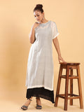 BohoJazz Bohemian Signature Mul Dress with Crushed Black Inner | Grocsy
