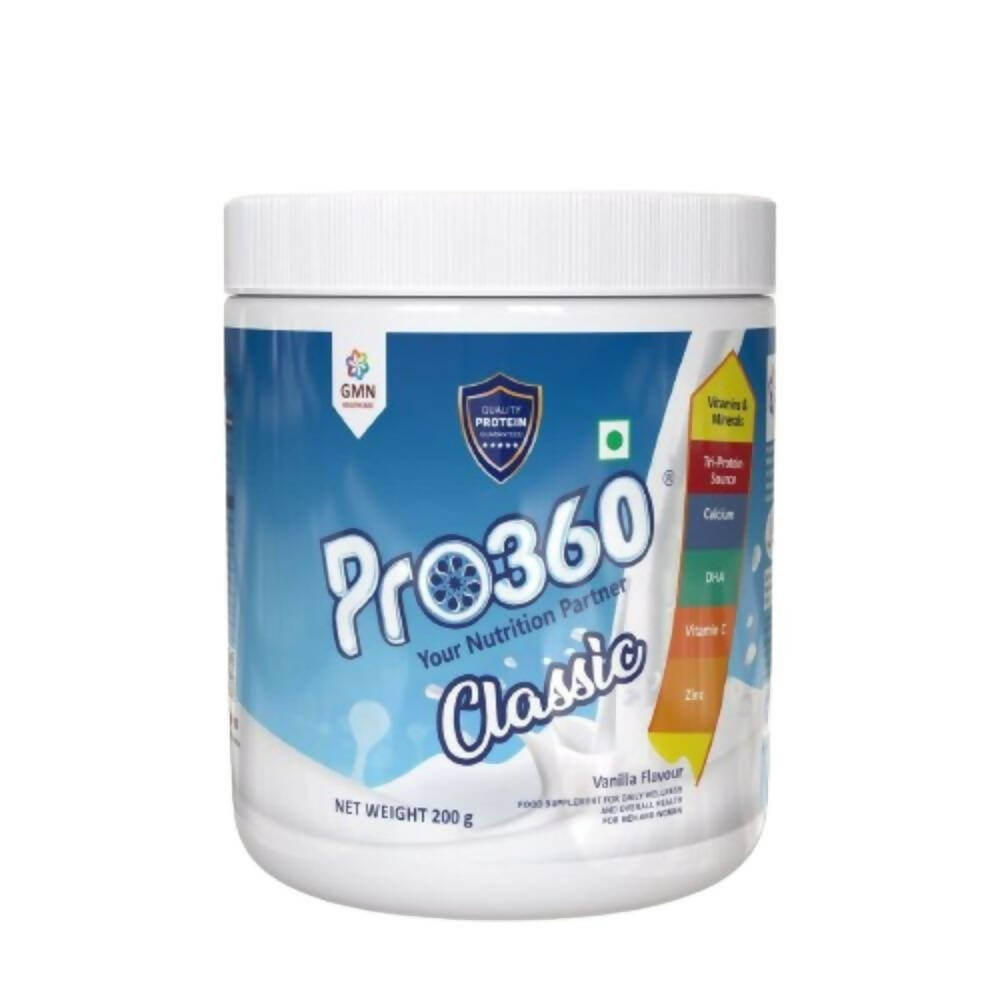 Pro360 Classic Daily Wellness Family Protein Health Drink Supplement Powder | Grocsy