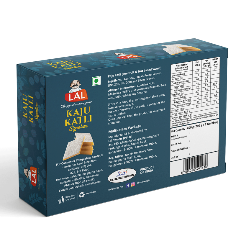 Lal Sweets Kaju Katli Premium | Grocsy