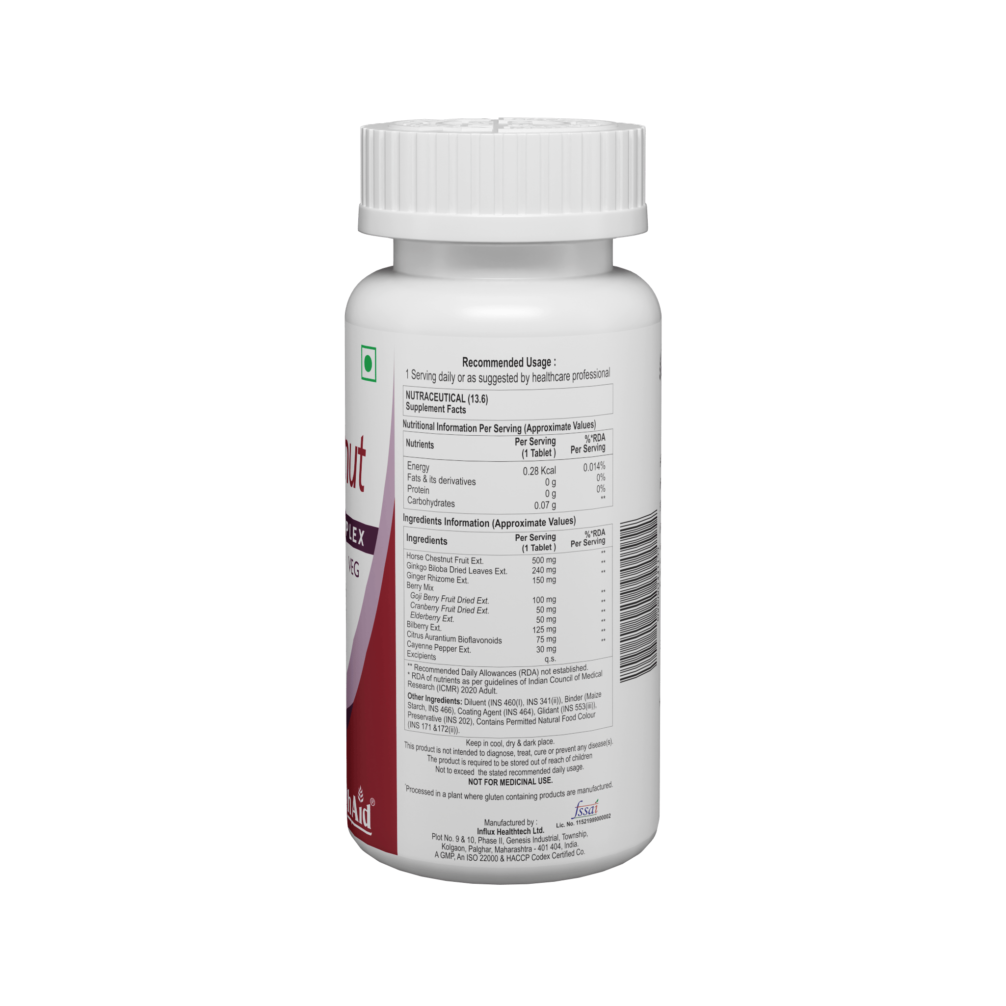 HealthAid Horse Chestnut Complex Tablets
