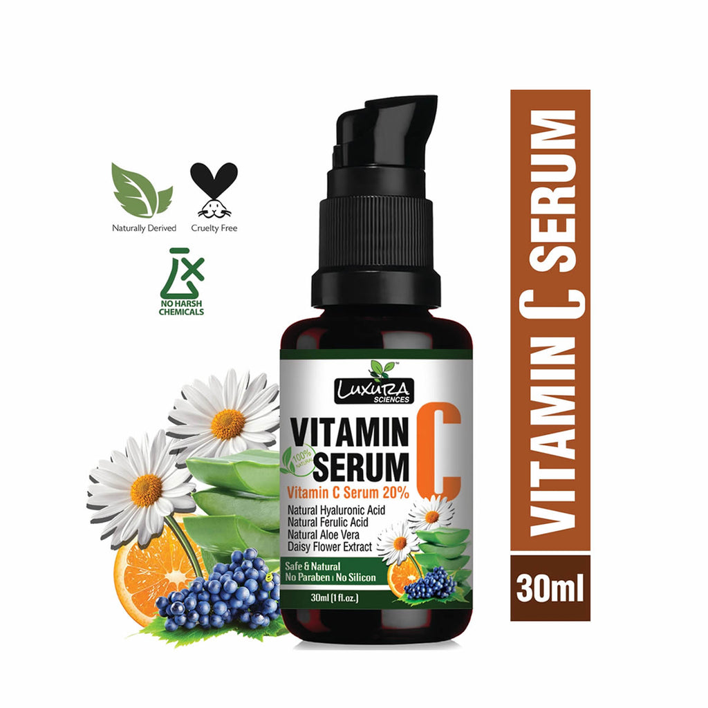 Luxura Sciences Vitamin C Serum for Skin Glow | Grocsy