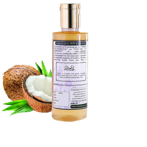 Tatsat Hot processed Pure Virgin New born baby massage Coconut Oil | Grocsy