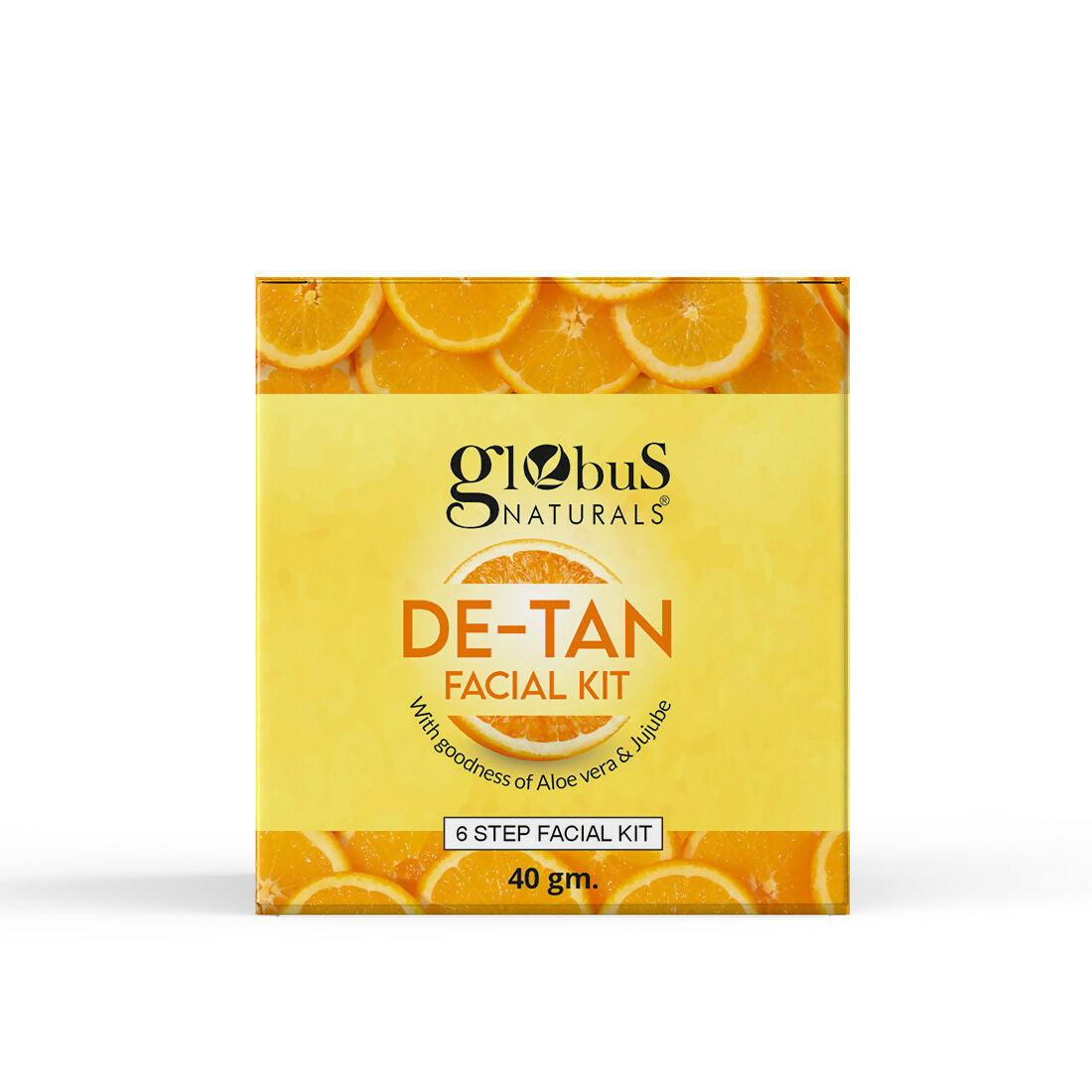 Globus Naturals De-Tan 6 Step Facial Kit | Grocsy