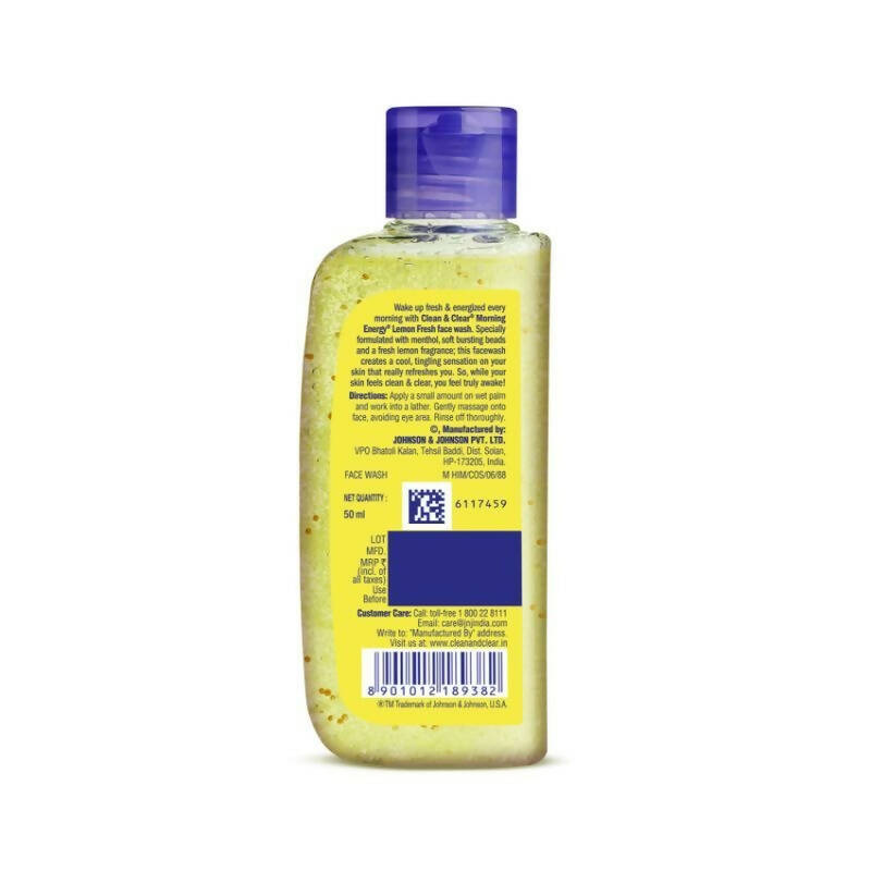 Clean & Clear Morning Energy Lemon Fresh Face Wash | Grocsy