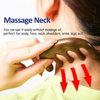 Bronson Professional Wooden Scalp Massager Comb Gua Sha For Hair Growth | Grocsy