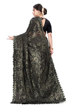 Dishitha Creation Indian Women's Designer Georgette Sequence Saree - Green | Grocsy