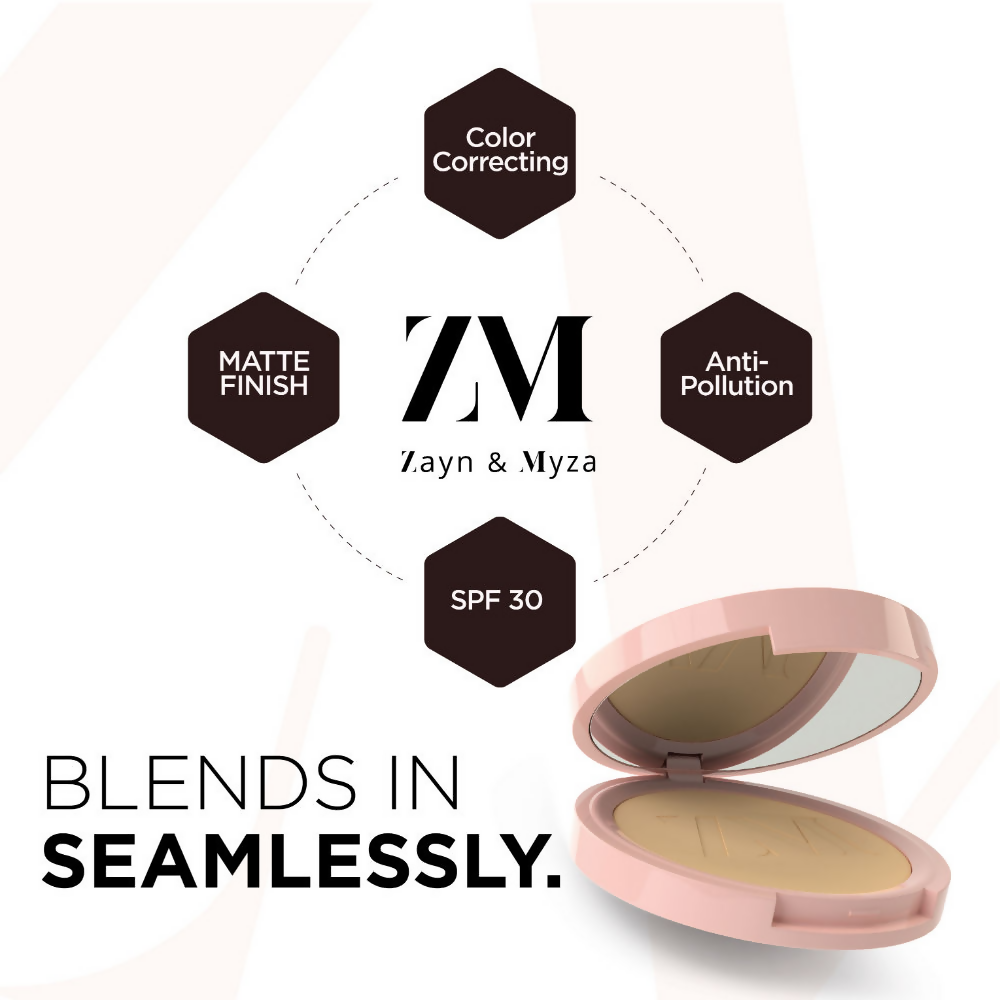 Zayn & Myza Pollution Defense CC with SPF 30 Compact Warm Beige | Grocsy