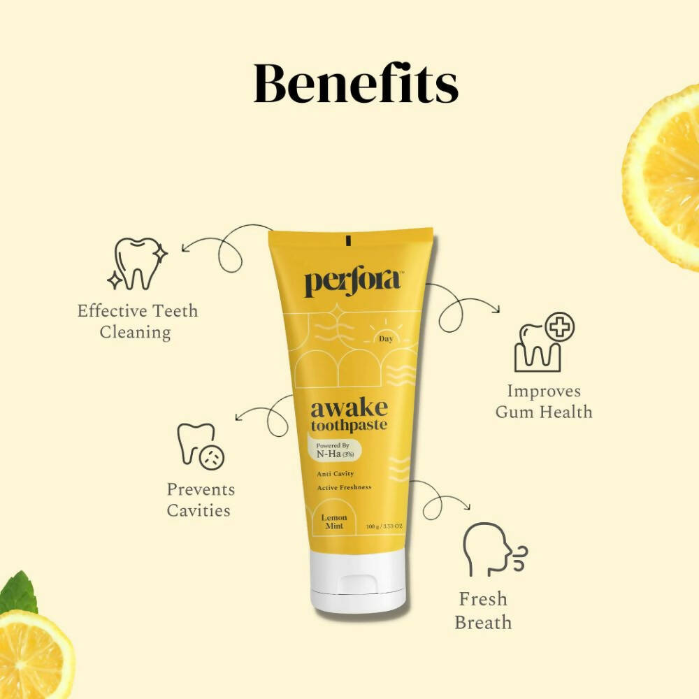 Perfora The Daily Routine Awake & Unwind Toothpaste Combo | Grocsy
