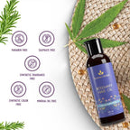 Avimee Herbal Rosemary Hair Oil For Hair Growth With Neem, Amla & Bhringraj Oil | Grocsy