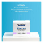 Dermdoc 1% Retinol Night Cream | Grocsy