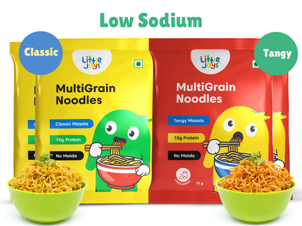Little Joys Masala & Tangy Multigrain Noodles | Grocsy