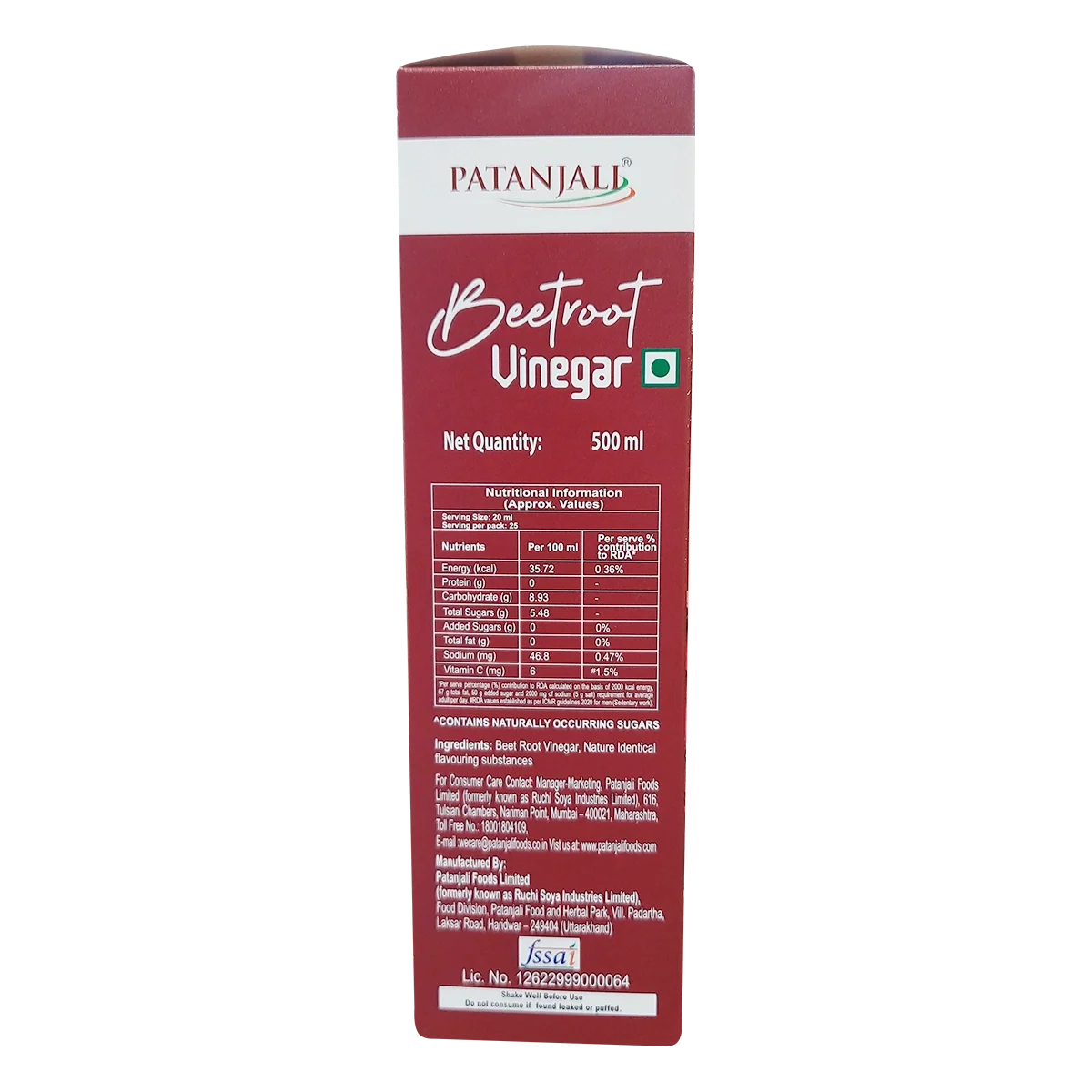 Patanjali Beetroot Vinegar | Grocsy