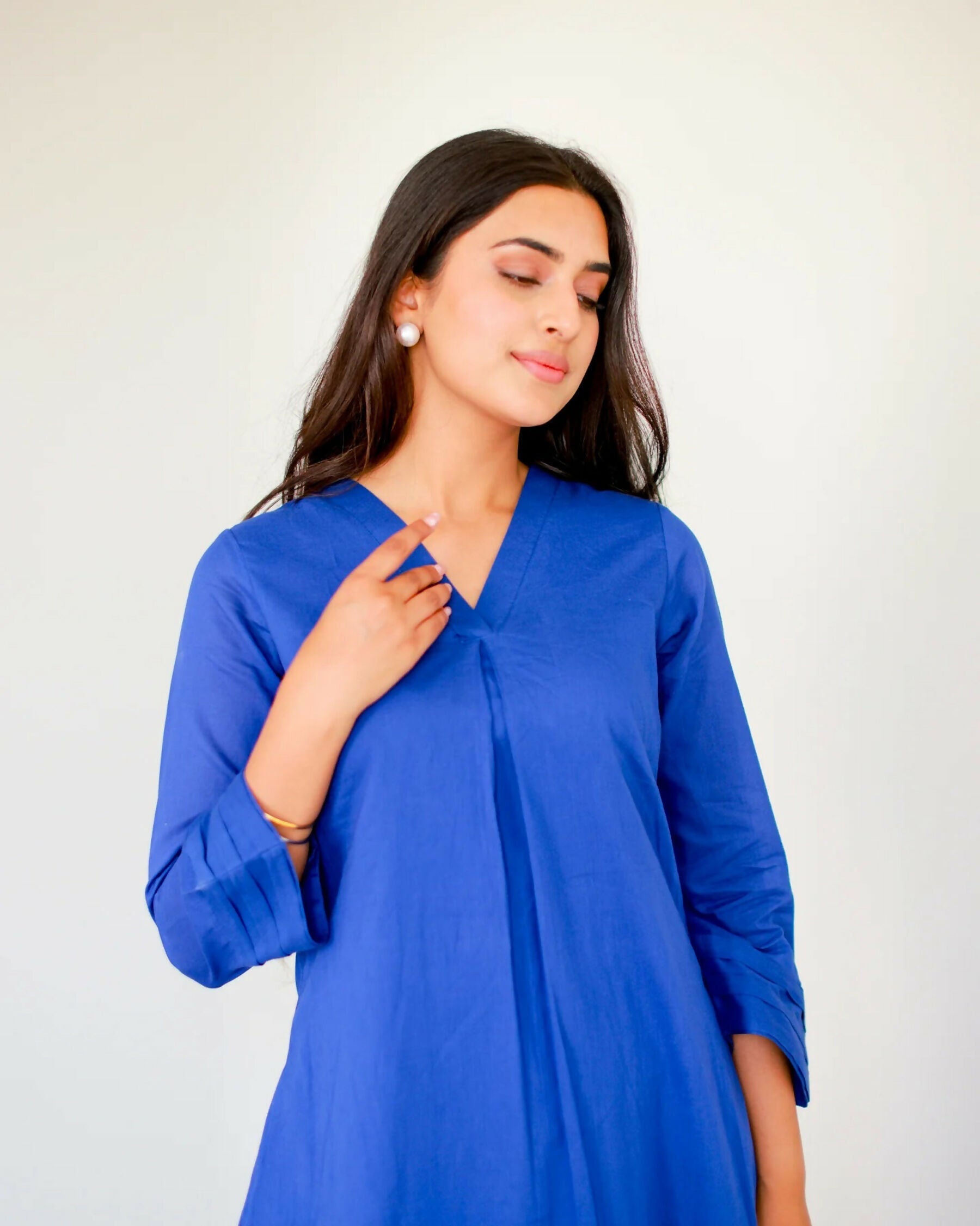 Aayaa Designer Pure Cotton 2 Piece Set Kurti & Set | Grocsy