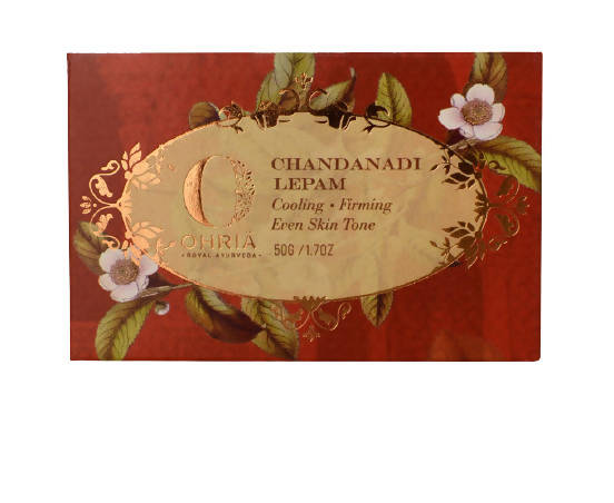 Ohria Ayurveda Sandalwood & Mint Clay Masque Chandanadi Lepan | Grocsy