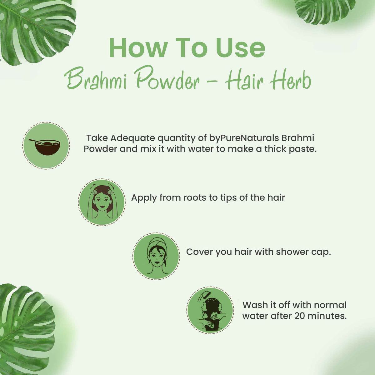 byPureNaturals Organic Brahmi Powder | Grocsy