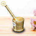 Brass Mortar and Pestle - Embrace the Art of Traditional Grinding | Grocsy