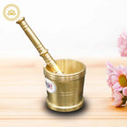 Brass Mortar and Pestle - Embrace the Art of Traditional Grinding | Grocsy