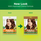 Nisha Creme Hair Color for Women - Natural Brown | Grocsy