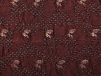 Brown Bandhani Paithani Silk Handloom Saree with Peacocks Border and Pallu Design - Global Threads | Grocsy