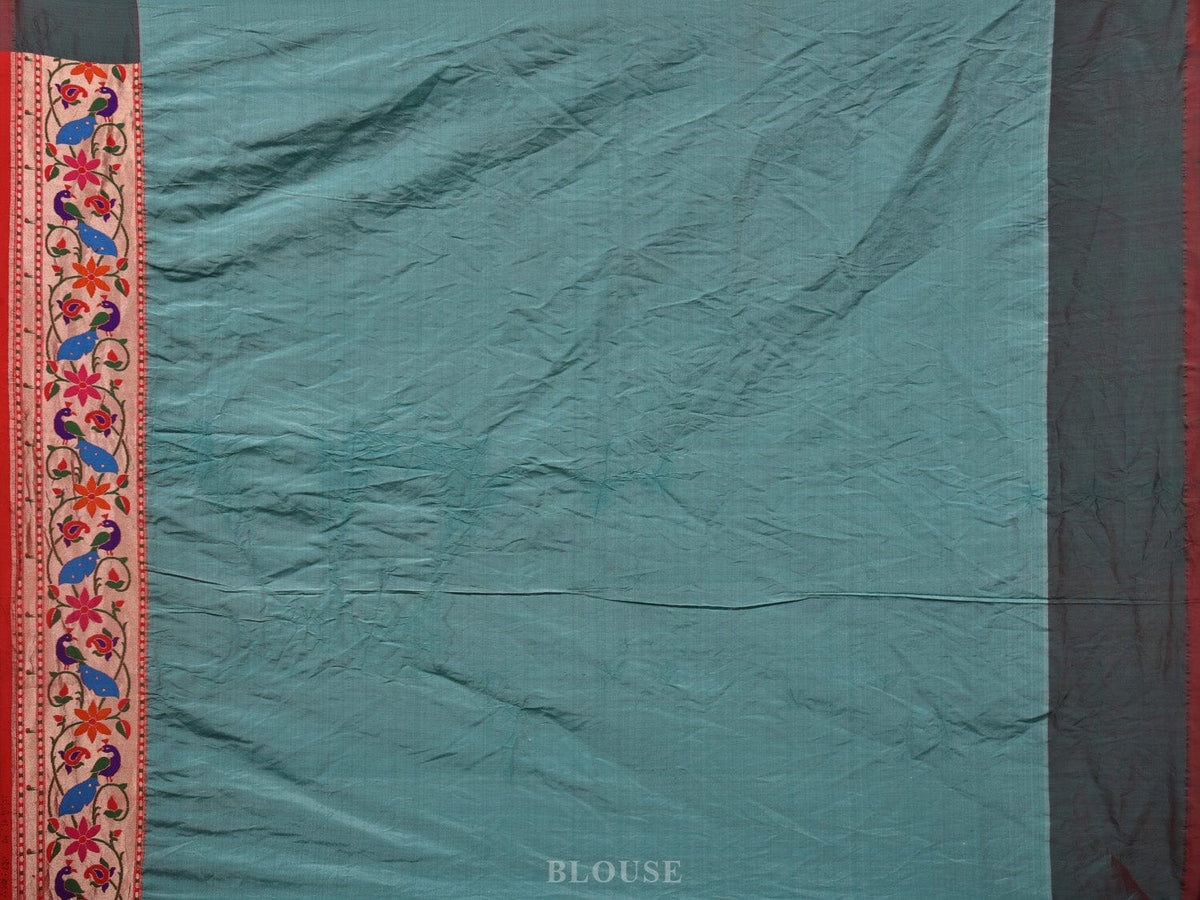 Brown Bandhani Paithani Silk Handloom Saree with Peacocks Border and Pallu Design - Global Threads | Grocsy