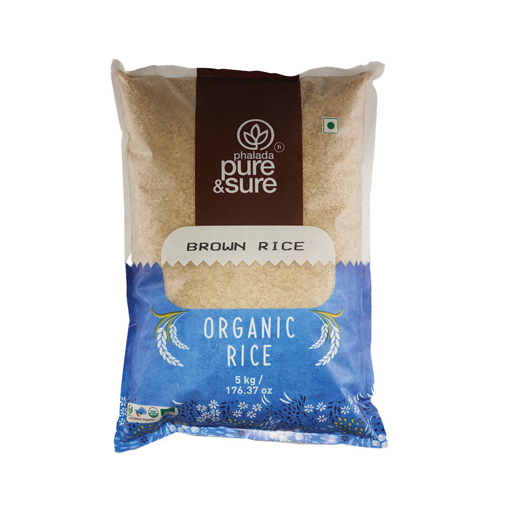 Pure & Sure Organic Brown Rice | Grocsy